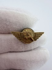 Vintage United Airlines 100,000 Miles Award Screwback Pin by Morgans