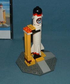 CITY, SPACE SATELLITE LAUNCH PAD SET 3366 - LEGO - 2011 - USED