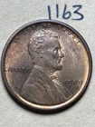 1909-VDB LINCOLN WHEAT CENT, VERY HIGH GRADE AU, Almost Uncirculated #1163