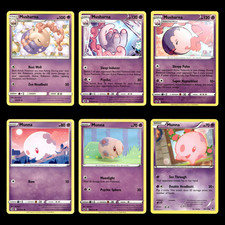 6x Musharna Lot 89 Sun Moon Unified Minds Pokemon Cards Collection Set TCG