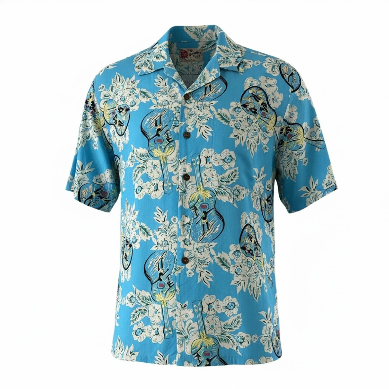 Hattier “The Hawaiian Original” Rayon Aloha Shirt | Made in Hawaii | Size M
