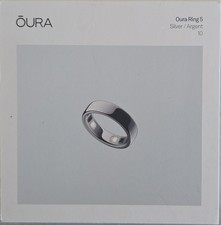 New Oura Ring gen 5 Smart Ring 5th Size 10 Silver Activity Tracker Sleep Heart