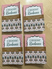 Lot Of 4 Choose Kindness: 3-Minute Devotions for Teen Girls by Weber, Kristin