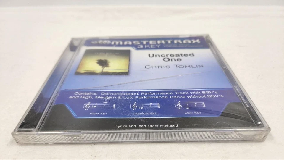 New Sealed Mastertrax 3 Key CD : Uncreated One by Chris Tomlin Foto 4 de 4