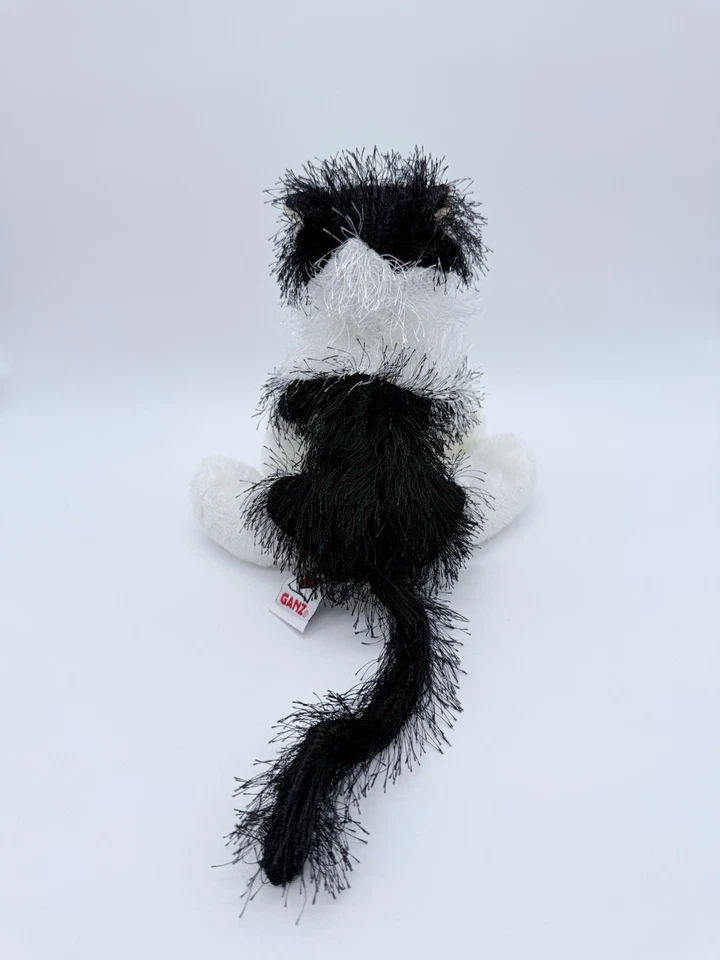 Ganz Webkinz - HM016 Black and White Cat Stuffed Animal - No Code - Image 4 of 4