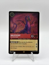 Disney Lorcana FOIL Maleficent Monstrous Dragon 113/204 The First Chapter