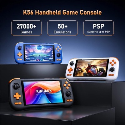 Kinhank K56 Android 14 tragbare Spielekonsole mit 5,5-Zoll-Touchscreen