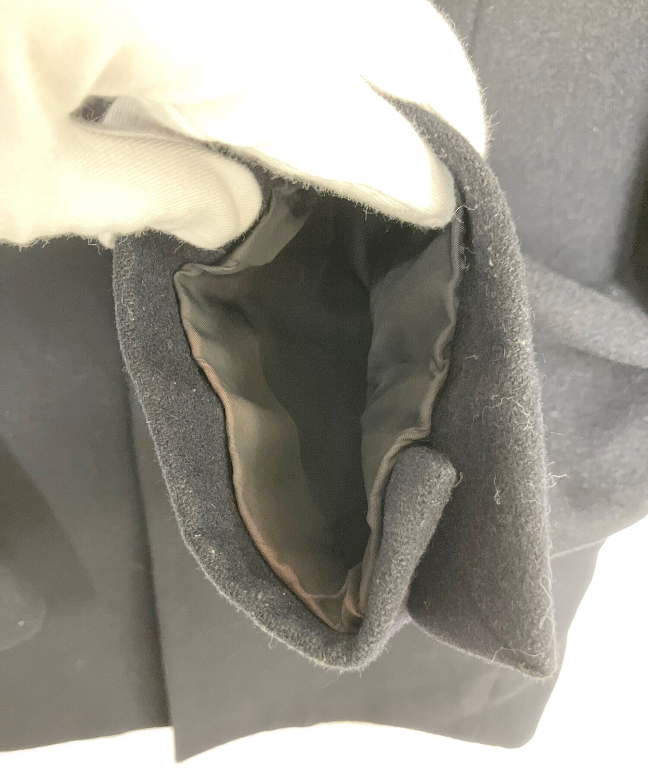 BURBERRY BLACK LABEL Chesterfield Coat M Size Navy D1B51-861-29 From Japan thumbnail 9