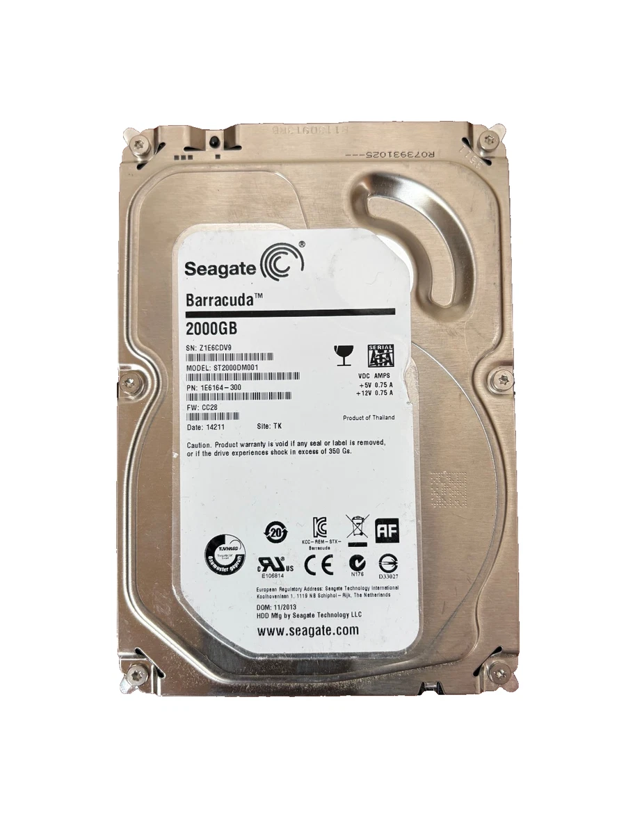 Seagate Barracuda St2000dm001 2tb for sale | eBay