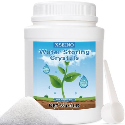 3LB Soil Moisture Crystals Water-Absorbing Hydrogel for Plants Solves Over an...