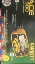 Garrett ACE 300 Metal Detector Digital Target ID Elliptical Searchcoil