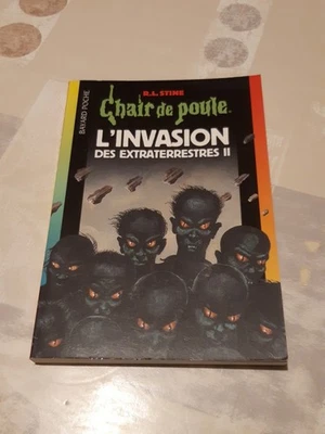 Roman - Chair de poule - l'invasion des extraterrestres 2 - R. L. Stine - Photo 1/4