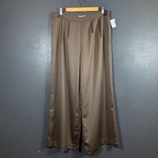 Halston L women’s gray oversized pantaloon pants Falcon NWT