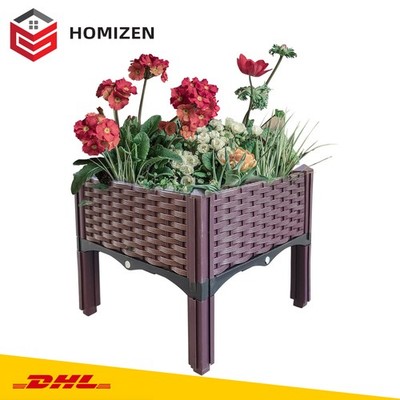 HOMIZEN Pflanzbeet Blumenbeet Pflanzkasten Gartenbett Pflanzer für Gemüse Blumen