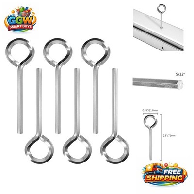 Professional 5/32 Inch Hex Dogging Keys - Pack of 6 for Emergency Exits