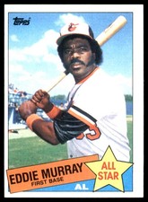 Eddie Murray 1985 Topps #701 Orioles MLB READ FREE SHIPPING AutographDen