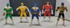 Power Rangers Zeo Vintage 8 Inch Action Figures Lot Of 5 1996 Bandai ~ RARE!