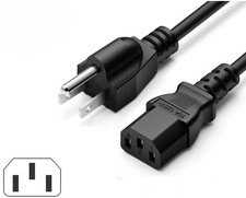 AC in Power Cord Cable Plug Lead for ViewSonic PJD5155 PJD5122 PJD5134 PJD5153
