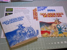 Neues Insert Artwork und Handbuch für Sega Master System Golden Axe Warrior