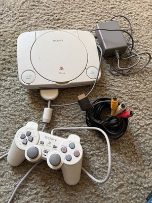 Official Sony PlayStation 1 PS1 Slim PSone Console Complete w Controller! ~ LQQK