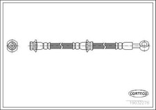 CORTECO 19032276 Bremsschlauch Hinten Links für NISSAN PRIMERA (P11)