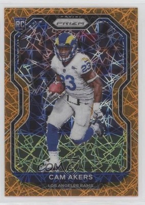 2020 Panini Prizm Rookie Lazer Prizm Cam Akers #376 Rookie RC 0p5x