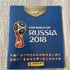 Russia 2018 Panini World Cup soft cover + 50 No Duplicate Stickers