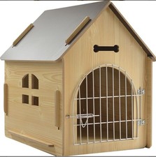 Cassetta in legno per animali domestici per Cani e Gatti 58 x 44 x 59 cm
