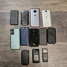 Lot 12 Mix Cellphone: Android/Flip.......UNTESTED PARTS ONLY