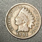 1901 Indian Head Small Cent BN Philadelphia Business Strike Circulated