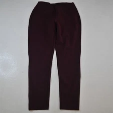 Jag Jeans 8 Maroon Red Ponte Pull On Skinny Womens Pants
