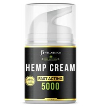 Hemp Cream -4oz- Neem, MSM, Turmeric, Emu Oil, Menthol, AloeExp 07/27 S8