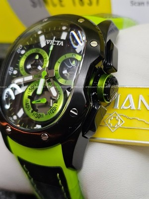 Invicta Lupah Revolution 2.0 Swiss ETA G10.212 LIME GREEN 8-slot