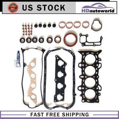 For Honda Civic EX Civic HX 1.7L SOHC D17A2 D17A6 VTEC Head Gasket Set 01-2005