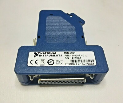 M/N 9924  P/N Terminal Block 151628A-01L National Instruments S/N 1AE3CB2