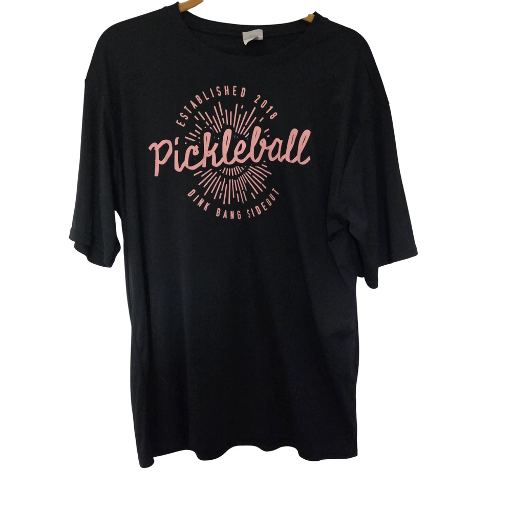 Pickleball Performance T-shirt Black Size XL Pickleball Performance T-shirt Black Size XL
