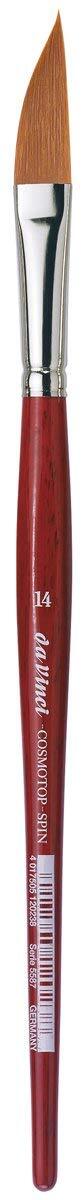 Da Vinci 5587 Series Water Colour Brush, Fibra Sintetica, Rosso, 25 x (A5X)