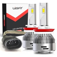 LASFIT LED Headlights Bulb 9005 9006 H16 High Low Beam Fog Lights Super Bright
