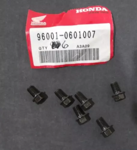 New Honda 96001-0601007 Flange Bolt Lot of 6 Genuine OEM Replacement Part