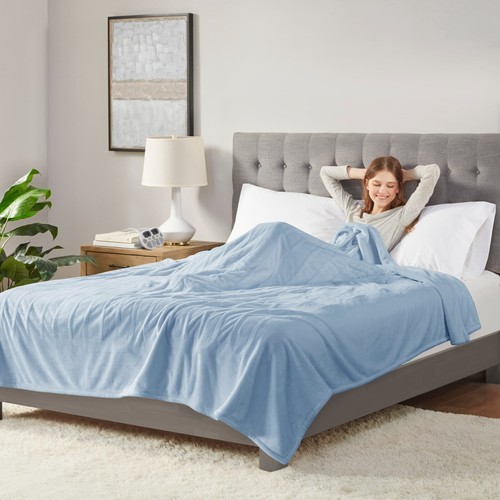 Serta Soft Plush Electric Blanket Fast Heating Cozy Cover Twin/Full/Queen/King - Picture 25 of 47