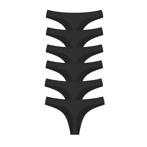 6er Set Damen Strings Panty Soft Baumwolle Tanga Hipster Slips Unterwäsche Hosen - Bild 1 von 17