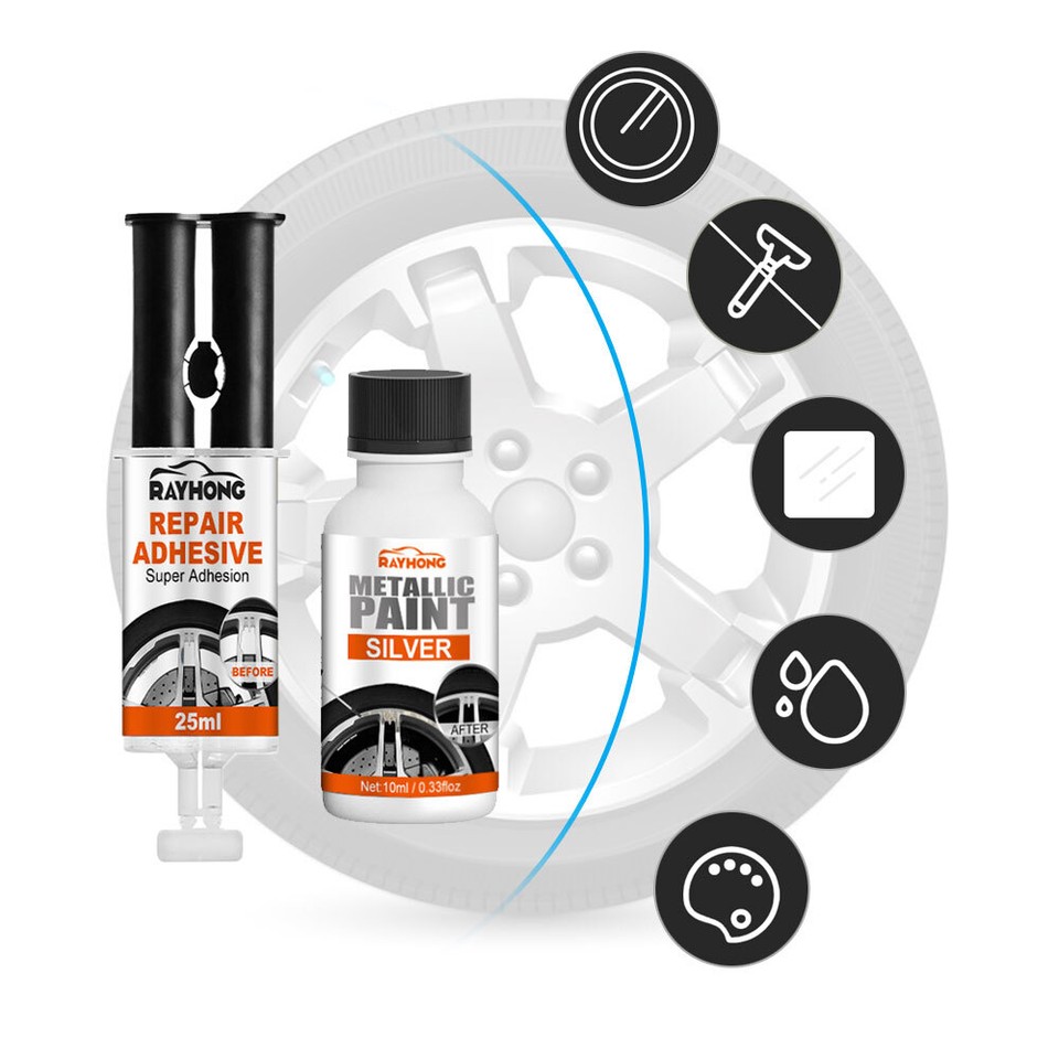 Alloy Wheel Scratch Repair Kit Waterproof Scratch Repair Remover Agent