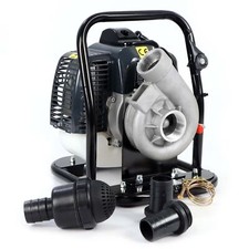 Wiltec Benzin Wasserpumpe 1,4kW 24m³/h Gartenpumpe Garten Pumpe Motorpumpe