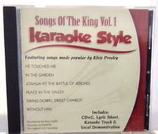 Daywind Songs Of The King Volume 1 Karaoke Style CD G Christian