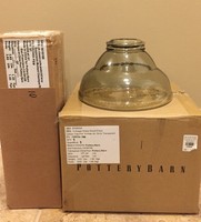 Pottery Barn Classic Pendant Small Vintage Glass Hood + Pole Kit Pottery Barn Classic Pendant Small Vintage Glass Hood + Pole Kit