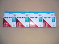 4 BOXES (5000) ARROW T50 STAPLES 8MM