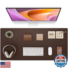 K KNODEL Non-Slip Desk Mat, Desk Pad, Desk Blotter, Desktop Mat for Desk, Lar