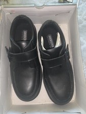 NEW Vintage 90s Chunky Platform Loafers Shoes Grunge Emo Goth Size 7.5 Men s