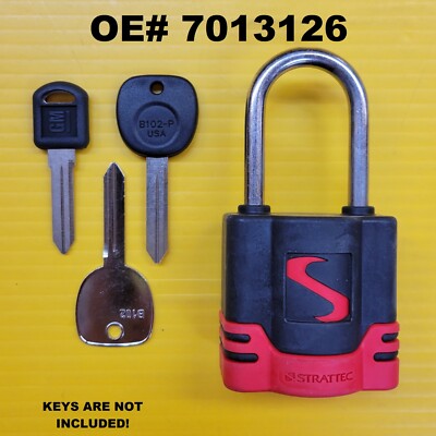 NEW SEALED Strattec Codeable Padlock Pad Lock - OE# 7013126 for GM | eBay