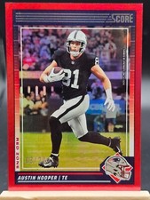 2024 Score Football Austin Hooper RED ZONE 02/20 New England Patriots #150